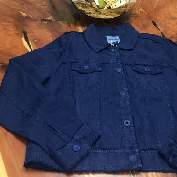 Tommy Bahama Two Palm Raw Edge Point Collar Jacket - Picture 9 of 12